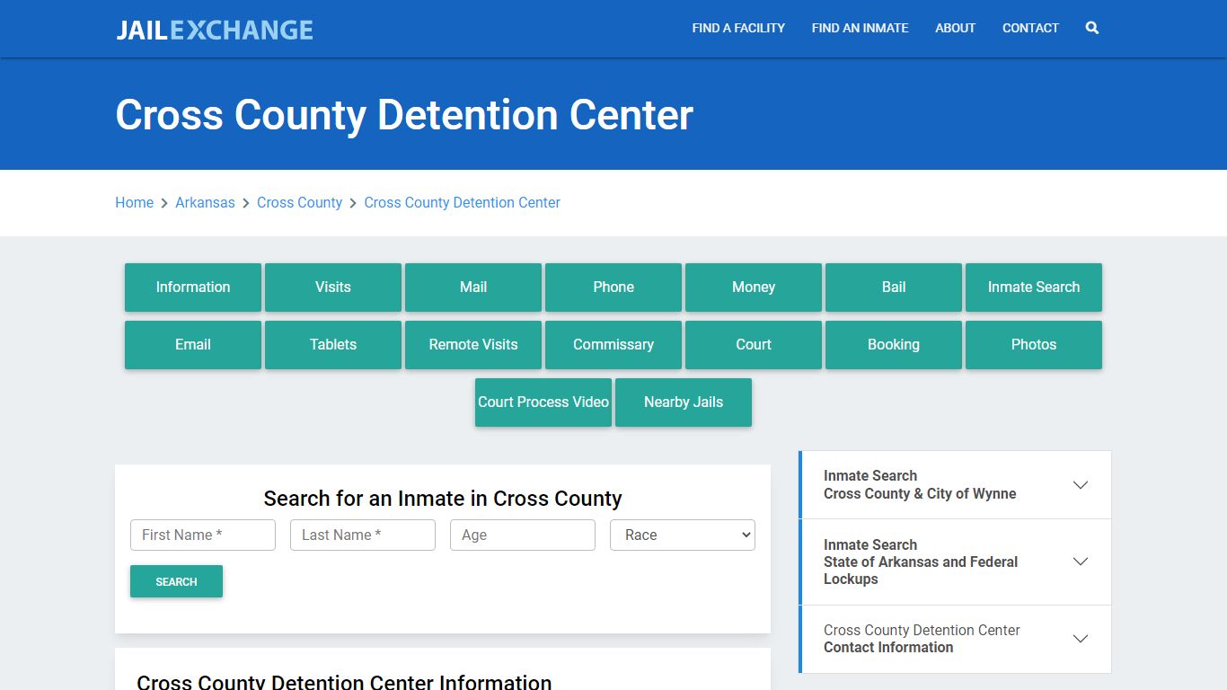 Cross County Detention Center - Jail Exchange